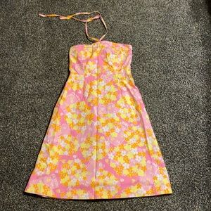Gorgeous Women’s Size 6 Lilly Pulitzer Firefly Halter Summer Dress, worn once!